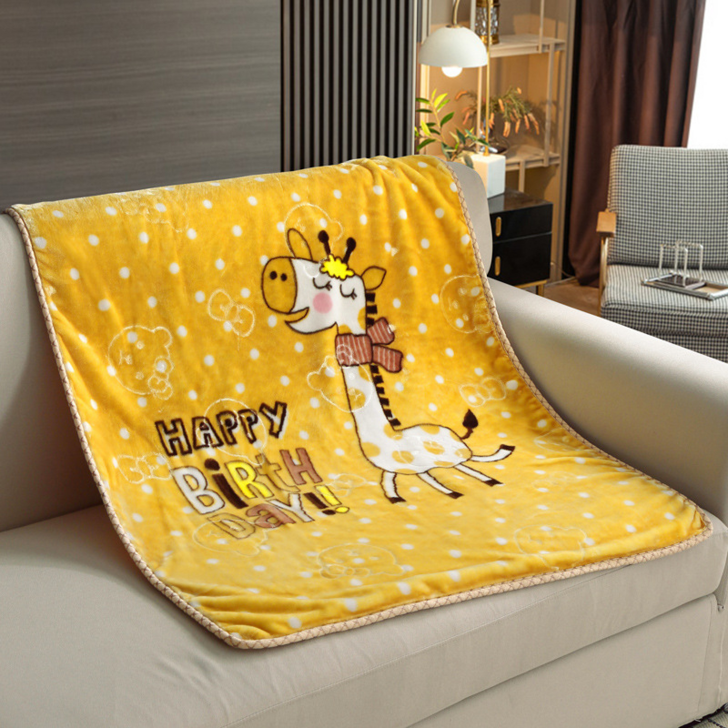 Double Layer Embossed Cartoon Children's Blanket Comfort and Fun Together