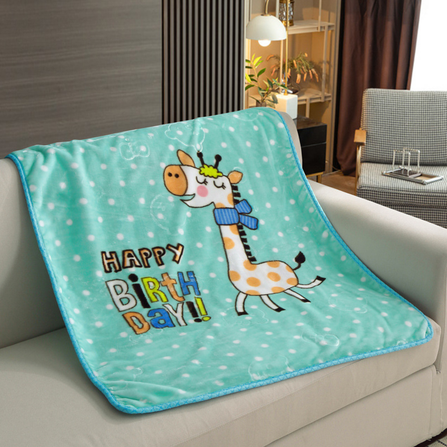 Double Layer Embossed Cartoon Children's Blanket Comfort and Fun Together