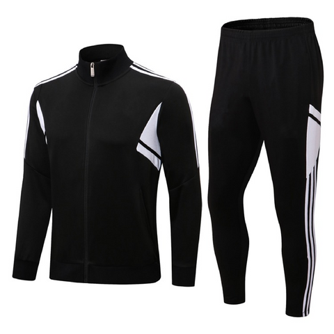 Full Zip Premium Sport Tracksuits - Comfort Meets Performance Black