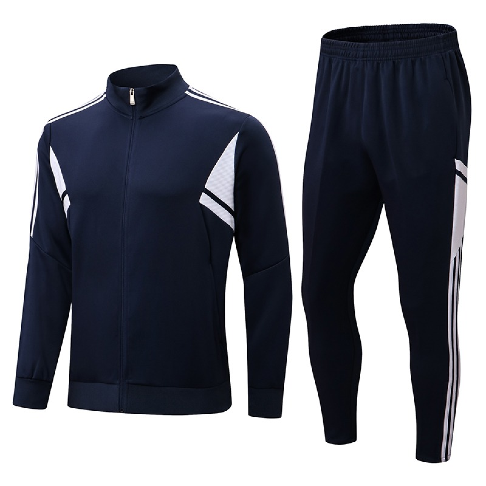 Full Zip Premium Sport Tracksuits - Comfort Meets Performance Blue