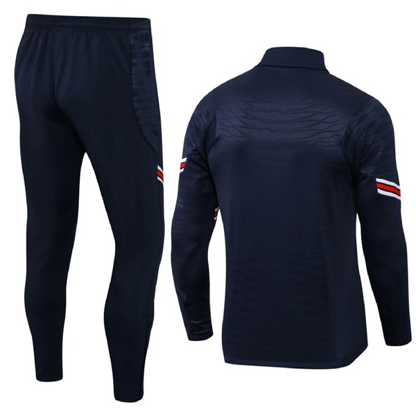 Half Zip Premium Sport Tracksuits - Comfort Meets Performance-Blue Red