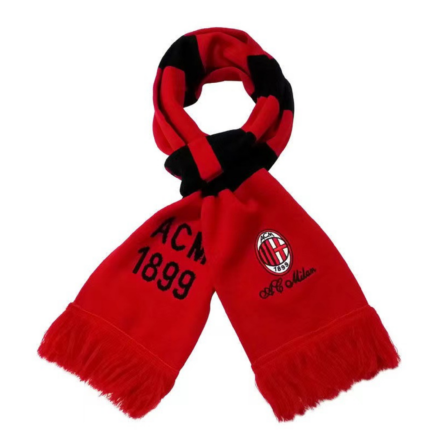 Inspired Football Club Embroidered Sport Scarf AC Millan