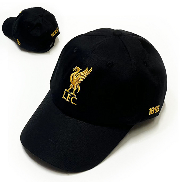 Inspired Football Club Pure Cotton Cap Liverpool - Black