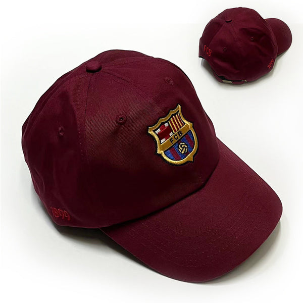 Inspired Football Club Pure Cotton Cap Barcelona - Maroon