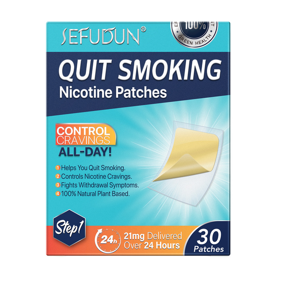 Sefudun Quit Smoking Patches, Nicotine Quit Smoking Plant Extract Patch - Step 1 -21mg