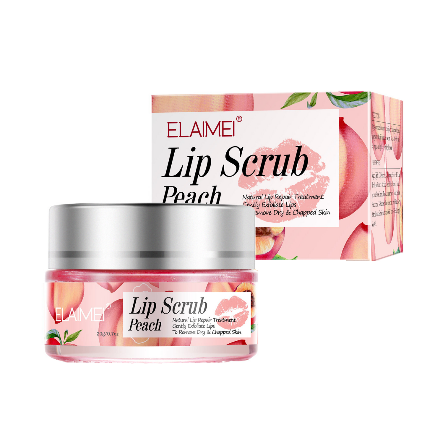 ELAIMEI - Lip Scrub Exfoliator and Moisturizer-Lip Repair for Chapped Dry Lips