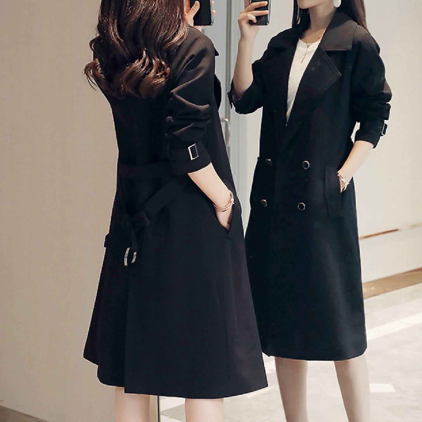 Extravagant Women's Windbreaker Coat All Season-Ladies Coats