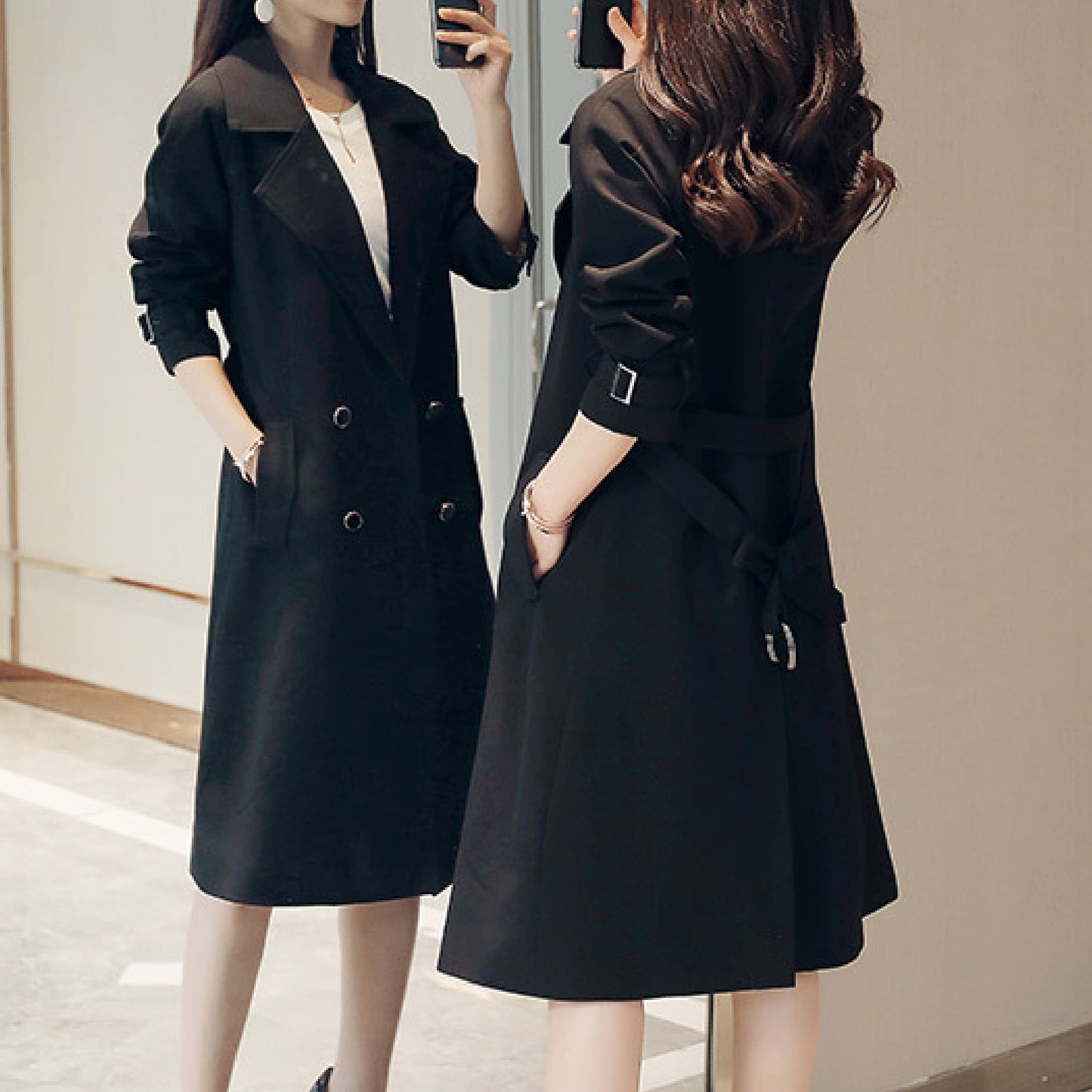 Extravagant Women's Windbreaker Coat All Season-Ladies Coats