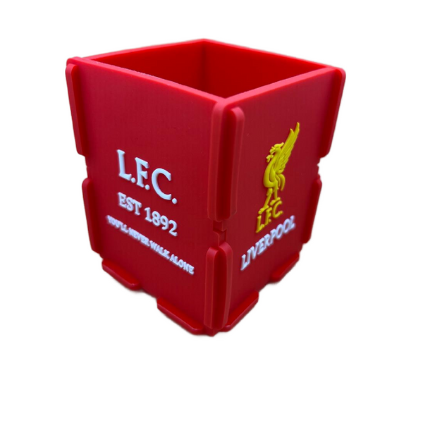 Inspired Football Team Pen and Pencil Holder -Pen Desk Organizer -Liverpool