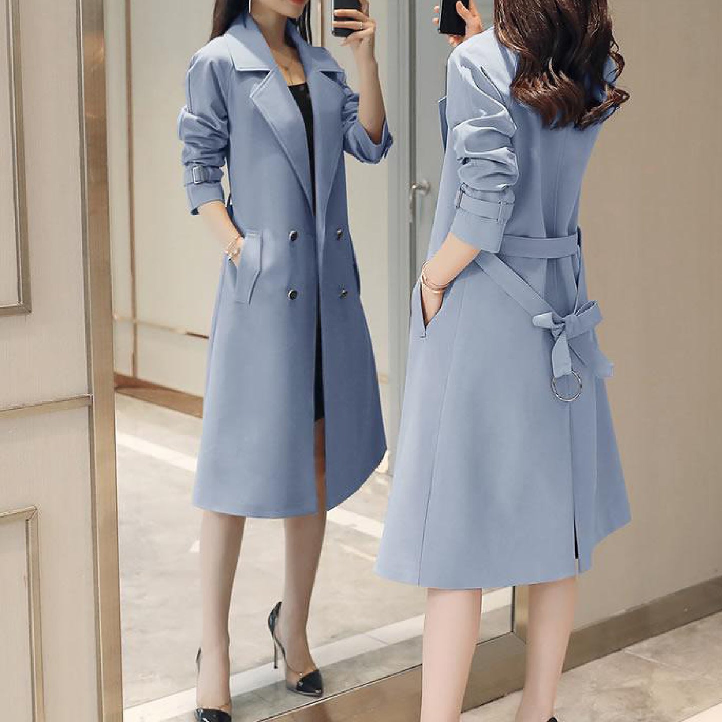 Extravagant Women's Windbreaker Coat All Season-Ladies Coats