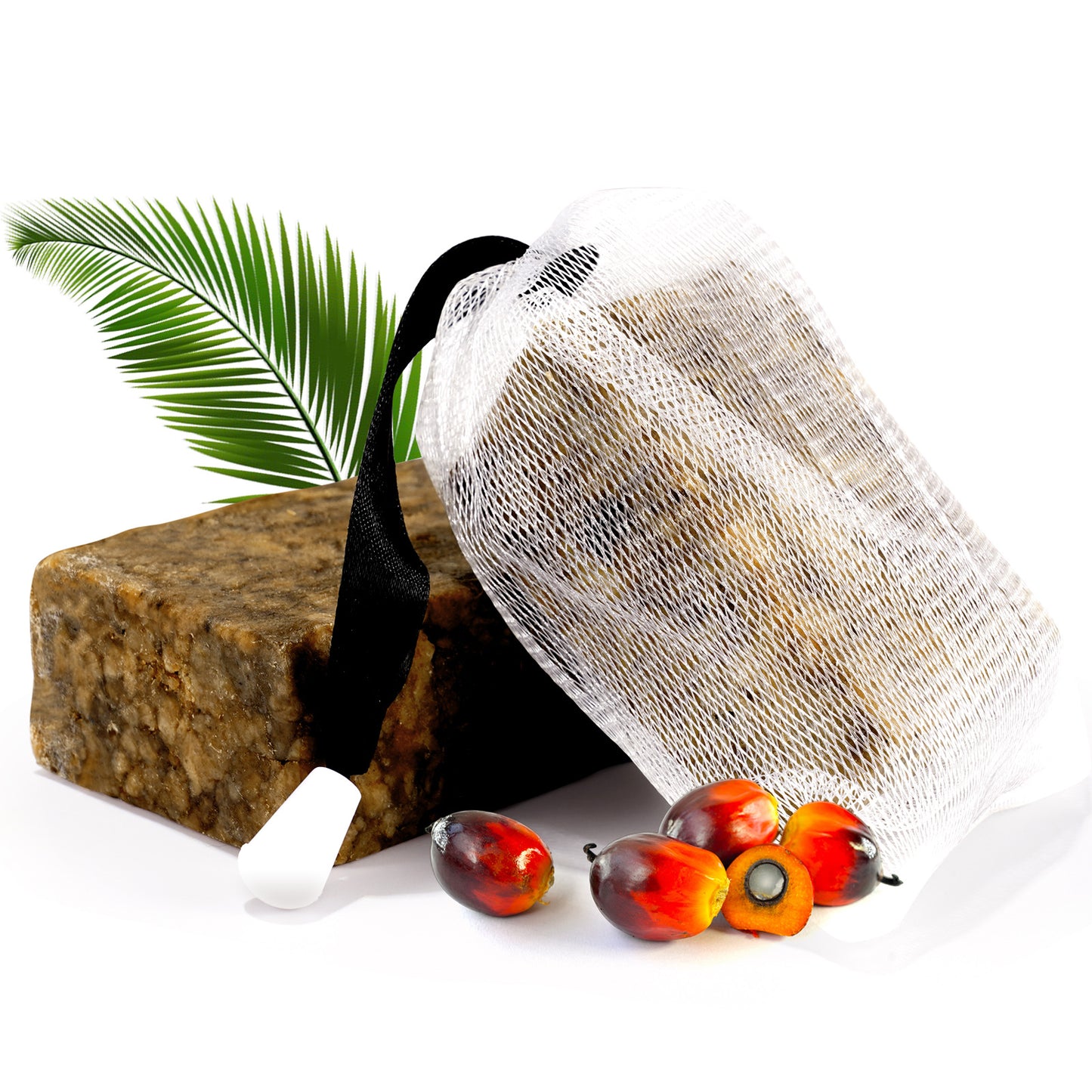 ELAIMEI - African Black Soap-Organic Handmade-Hydrates & Balances Oily Skin