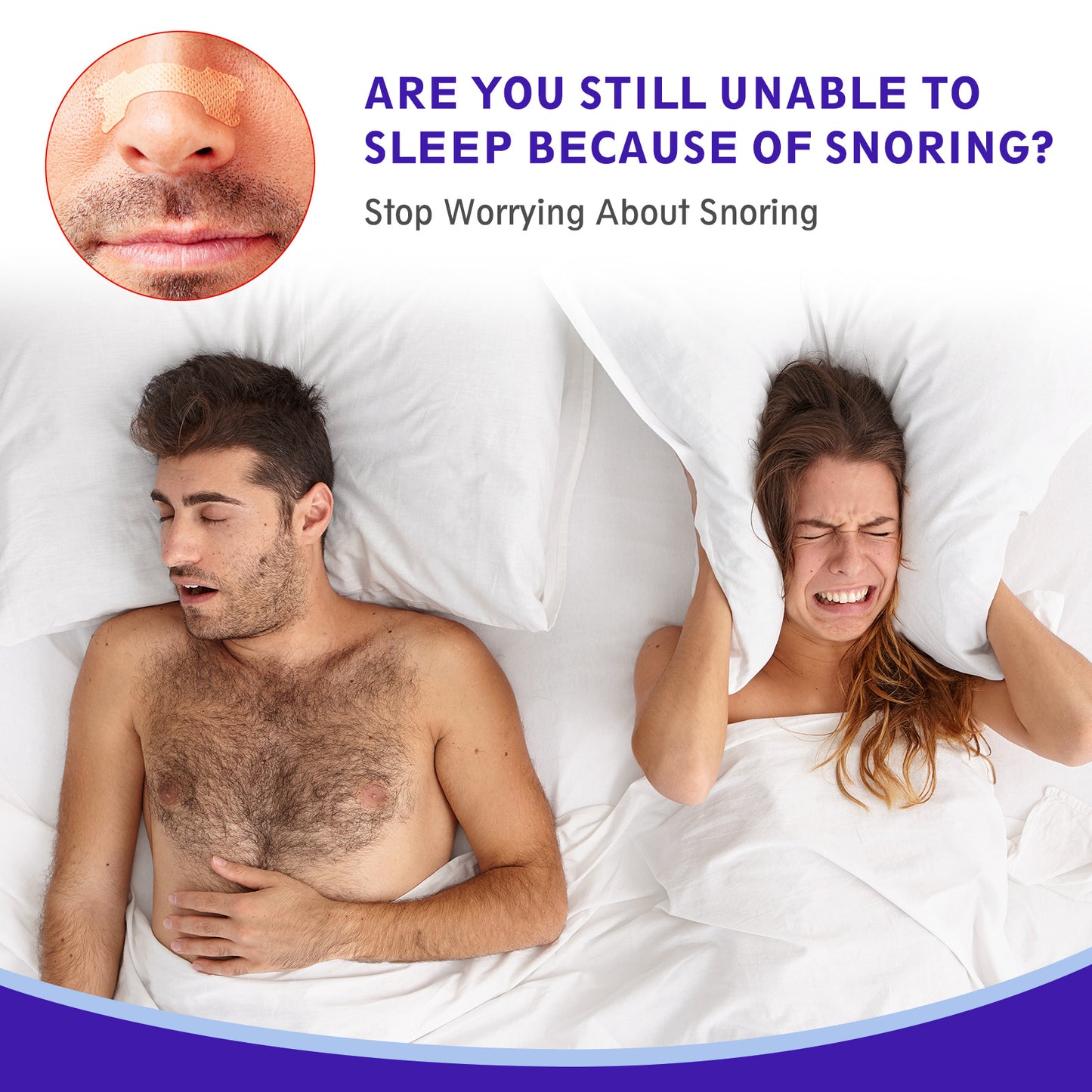 SEFUDUN - Nasal Strips - Reduce Snoring-Improves Breathing During Sleep