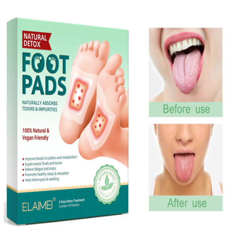 ELAIMEI - Natural Detox Foot Pads -10 patches